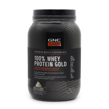 100% Whey Protein Gold Vanilla Ice Cream | GNC
